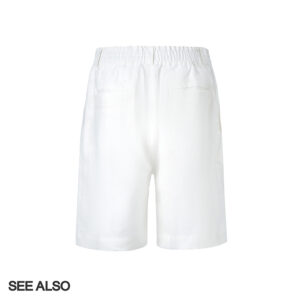SEE ALSO Reinga Bermuda King's Gift New Rich Old Money Style Linen Straight Shorts